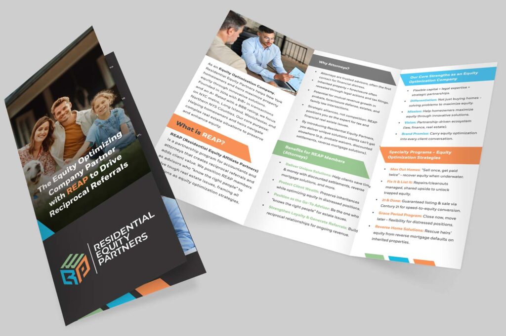REP trifold brochure