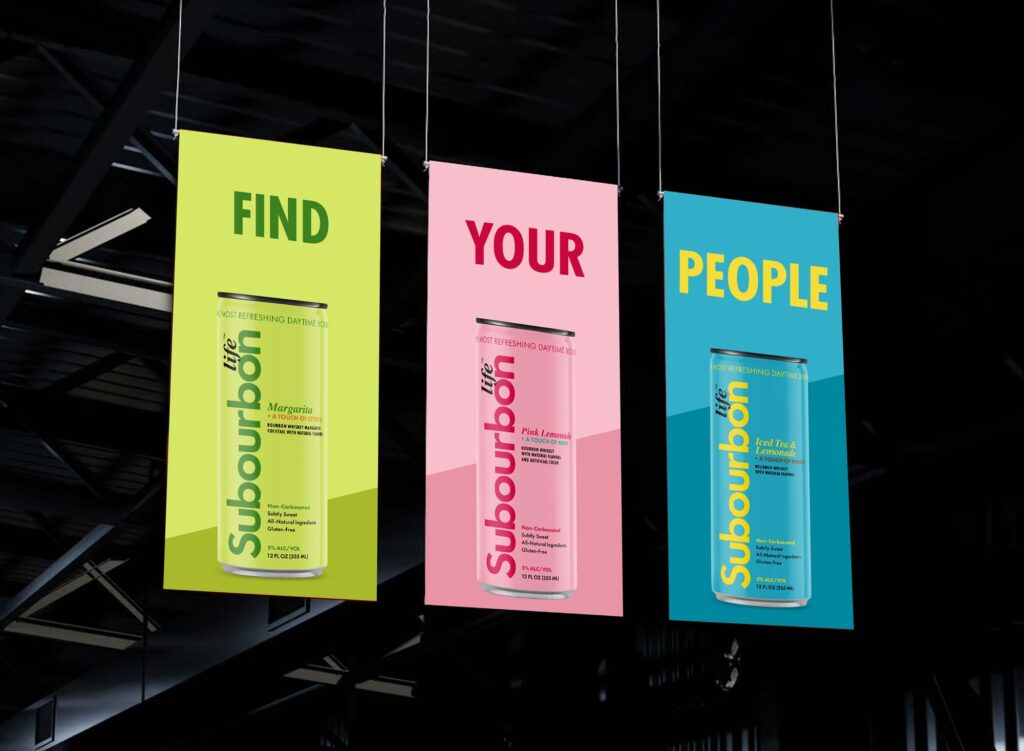 subourbon life triple banner